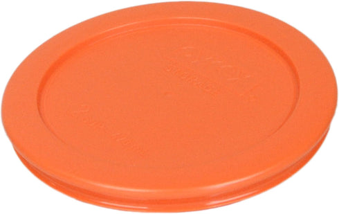 Pyrex 7200-PC 2-Cup Food Storage Replacement Lid, Orange, 6-Pack, Made in USA