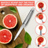 Grapefruit Knife with Curved Serrated Blade, Small Kitchen Cutter for Fruit Slicing, Stainless Steel Knife