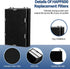 HAPF600 True HEPA Filters Replacement for Holmes Air Purifier Filter B, Includes 2 HEPA Filters & 2 Carbon Filters