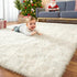 4x5.9 OLANLY Area Rugs for Living Room Bedroom, Machine Washable ft Soft Fluffy Shaggy Bedside Rug, Indoor Floor Carpet