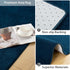 Softlife Navy Blue Area Rugs, 4x6 Washable Bedroom Rug, Soft Fluffy Non-Slip Rug for Kids Home Decor
