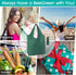 BeeGreen 12 Pack Reusable Bags for Shopping Machine Washable Xlarge Grocery bags Reusable Heavy Duty Folding