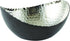 Elegance Aluminum Eclipse Bowl, 7.25" x 6.5", Black/Silver