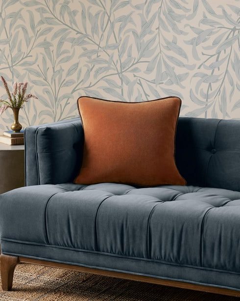 Loloi Liza Pillow Cover Only, 18x18, RUST