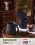 Set 6, 16 oz Set Set, famiware Coffee Mug for Star Catering Mugs Cup with Handle for Coffee, Tea, Cocoa, Milk - Ceramic