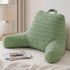 Blissful Diary Reading Pillow, Large Backrest Pillow with Shredded Memory Foam for