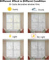 LEMON CLOUD Window Privacy Film, Stained Static Cling Glass Film, 3D Decorative, 17.5In. by 78.7In