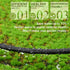 Innconee 1/4 Inch Set (200 Soaker Hose Irrigation Hose Drip Hose for Garden Heavy Duty Drip Irrigation Tubing with Hose