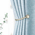 Curtain Holdback, 4 Pcs Wall Mounted Heavy Duty Metal Drapery Tiebacks with Screws, Decorative Window Holder