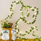 HEYFUNi Fake Ivy Vines with Lights, 23 Ft 73 Led Artificial Greenery