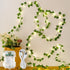 HEYFUNi Fake Ivy Vines with Lights, 23 Ft 73 Led Artificial Greenery