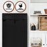Sorfey Felt Lined Dining Table Leaf Storage Bag, Water Resistant & Scratch Resistant, 52" x 28", Black