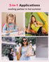 Handheld Mini Portable Fan, USB Rechargeable Battery Fan, 3 Speeds Personal Cooling Fan for Travel, Indoor Outdoor -