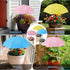 YOSN 19.6''-35.4'' Plant Umbrellas for Outdoor Plants, Plant Shades for Outdoor Plants Adjustable Height