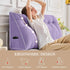 Sasttie Headboard Pillow Twin/Twin XL, Wedge Pillow Headboard for Dorm, Triangular Daybed Backrest Cushion for Sitting