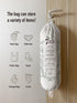 Hglian Holder,7 Inspirational Plastic Bag Rules of Life Grocery Bag Organizer Canvas Shopping Trash Bags