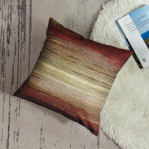 Emvency Throw Pillow Cover, Western Tribal Geometric Brown Southwest Decorative Pillow Case, 16 x 16 Inch