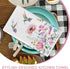 Summer Hummingbird Set 2, 18 26 Inch Seliem Anemone Flower Kitchen Dish Towel of Wild Floral Ultra Absorbent Hand