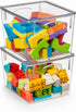 Sorbus Medium Clear Plastic Storage Bins - Stackable Storage Bins with Lids for Clothes, Medicine, Makeup, and Toys