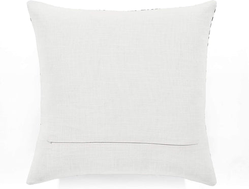 Lush Decor Yani Decorative Throw Pillow Cover, 20" W x 20" L, Navy Square Pillow Cover for Bed, Couch, Chair