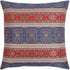 Boho Throw Pillow Covers Red and Blue, 18 x 18 Inches Decorative Kilim Pillows for Couch, Bohemian Outdoor Decor