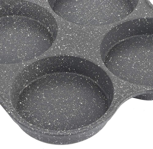 Egg Frying Pan, 4 Hole Non-Stick Omelet Pan, Easy Clean Aluminium Alloy Cooker for Breakfast