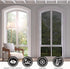 KESPEN One Way Daytime Privacy Window Film | Black-Silver Static Cling Sun Blocking Tint | 17.5" x 6.5'