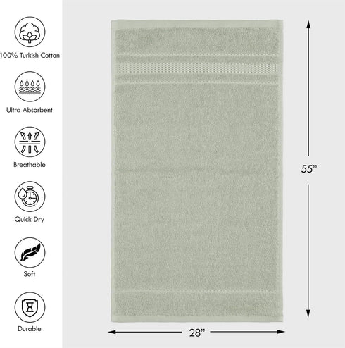 2 Pack 100% 28 55 inches, Melissa Linen, Bath Towels Turkish Cotton Towels for Bathroom, Absorb Water, Quick Dry, Soft