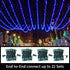 60LED LAMPHOME Blue Christmas Lights Plug in,Connectable Christmas Tree Lights, String Lights Indoor Outdoor