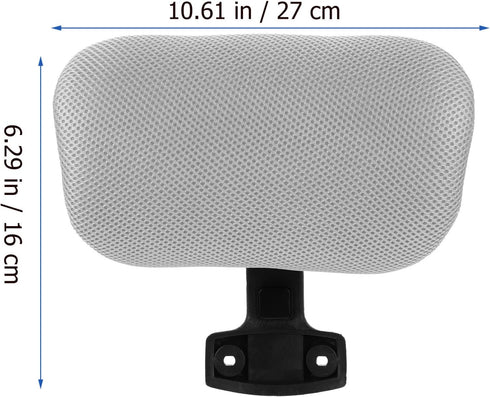 NUOBESTY Adjustable Mesh Headrest Attachment - Office Chair Neck Support Cushion for Universal Chairs