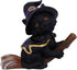 Nemesis Now Tabitha Small Witches Familiar Black Cat and Broomstick Figurine, 11cm