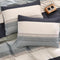 FenDie Standard Pillow Cases Set of 2, Striped Pattern Blue Grey Bed Pillowcases, Queen Size 20x26 Inch