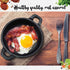 Mini Cast Iron Skillets Set: 5 x 5 x 1.3 Inch Black Ramekin Dish, Oven Safe Cookware for Indoor Outdoor (6 Pack)