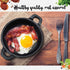 Mini Cast Iron Skillets 5 x 5 x 1.3 Inch, Black Casserole Dish, Oven Safe Mini Skillets for Kitchen, Indoor, Outdoor,