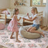 5x7 Cozy Wonnitar Pink Rugs for Bedroom Girls Nursery, Floral Print Washable Rug, Boho Ultra-Thin Non Slip Soft Carpet