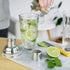 True Glass Cocktail Shaker, 13.5 oz with 7 Classic Recipes and Measurements for Home Bar Accessories