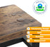 500-LBS Wooden Step Stools for Adults Kids with Non-Slip Rubber Feet, Heavy Duty Stepping Stools with Capacity
