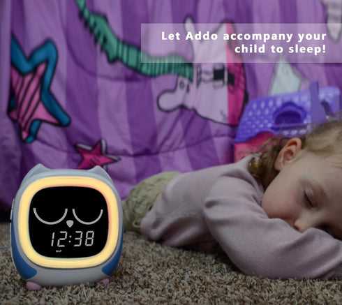 iTOMA Owl Kids Sleep Training Clock, Toddler Bedtime & Wake Up Trainer with Night Light, White Noise, Bluetooth