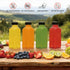 Bouolops 16oz 20pcs Empty Plastic Juice Bottles with Caps,Juice Containers for Juice, Milk and Other Beverages,Clear