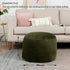 20x20x12 Inches Asuprui Pouf Ottoman Unstuffed Ottoman Foot Rest No Filler Soft Faux Fur Foot Stool Fuzzy Chair Floor