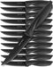 Home Hero 12-Piece Razor-Sharp Steak Knives Set, High-Carbon Stainless Steel with Ergonomic Handles for Precise Cutting