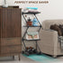 4 Closet,Front Vertical Shoe Rack Tier Small Shoe Rack Shelf for Entryway Tall Narrow Shoe Organizer Metal Shoe Storage