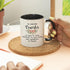 YouNique Designs Coworker Mug - 11 Ounces Going Away Mug for Coworker, Goodbye Gifts for Women (Black Handle)