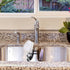 2 Blulu Pieces Sink Dish Wand Brush Holder Kitchen Sink Caddy Organizer Sponge Storage Dish Scrubber Holder Kitchen