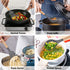 Kitchen Cooking Utensils Set, 6Pcs Silicone Gadgets with Wooden Handle, Heat Resistant Spatula, Ladle, Turner Set