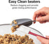 Hamilton Beach 6-Speed Electric Hand Mixer with Whisk, Dough Hooks and Easy Clean Beaters, 275 Watts, Snap-On Storage Case, Black by Hamilton Beach