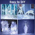 4-Pack 16FT 50 Fairy Lights Battery Operated with Timer, Waterproof LED String Lights Indoor Outdoor, Cuttable Starry