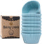 200pcs Standard Blue Cupcake Liners for Baking, Food-Grade Greaseproof Parchment Muffin Liners