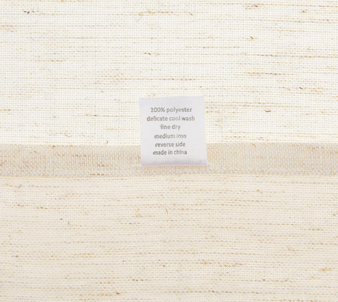 SARO LIFESTYLE Embroidered Christmas Tree Design Linen Blend Napkin - Set of 4, Natural, 20"