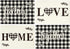 Artoid Mode Love Family Together Home Buffalo Plaid Placemats for Dining Table, 12 x 18 Inch Set of 4 Holiday Vintage